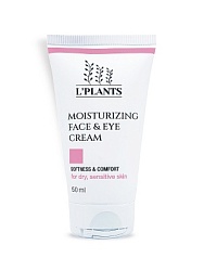 L'PLANTS Увлажняющий крем для сухой и чувствительной кожи лица и век - Moisturizing Face & Eye Cream 50мл