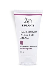 L' PLANTS Крем от морщин для лица и век с гиалуроновой кислотой - Hyaluronic Face & Eye Cream 50мл