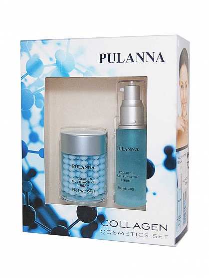 Подарочный набор -Collagen Cosmetics Set (2 предмета), PULANNA