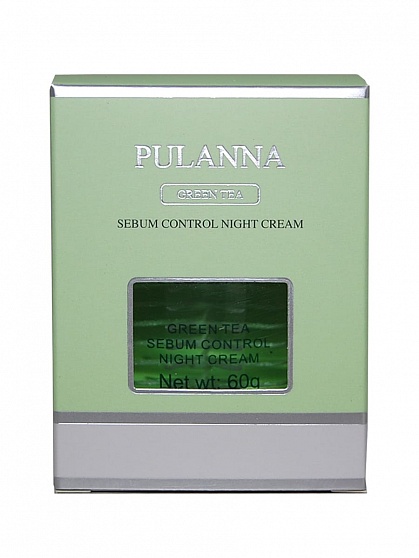 Ночной крем себум-контроль-Sebum Control Night Cream 60г, PULANNA