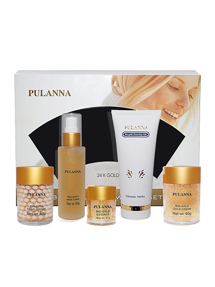 Большой подарочный набор -Bio-gold Cosmetics Set. SET, PULANNA
