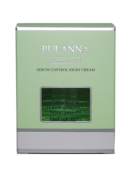 Ночной крем себум-контроль-Sebum Control Night Cream 60г, PULANNA