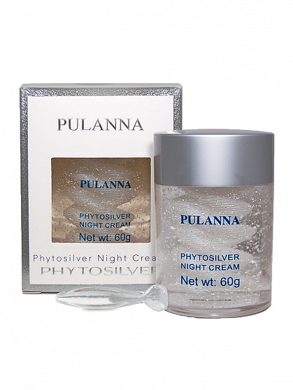 Ночной крем -Phytosilver Night Cream 60г, PULANNA