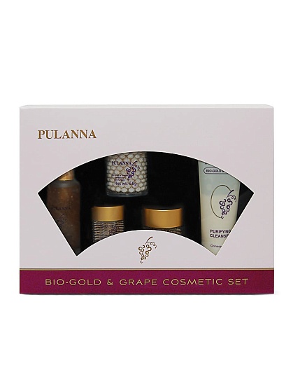 Подарочный набор -Bio-Gold & Grape Cosmetics Set, PULANNA