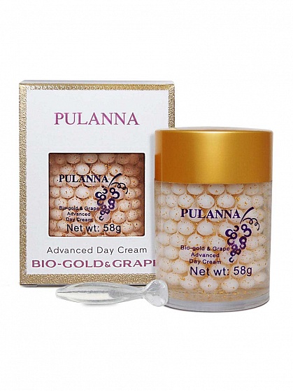 Дневной защитный крем -Bio-gold & Grape Advanced Day Cream 58г, PULANNA