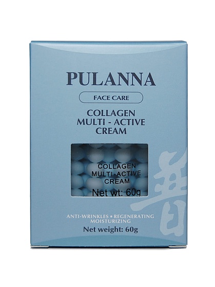 Мультиактивный крем с коллагеном -Collagen Multi–Active Cream 60г, PULANNA